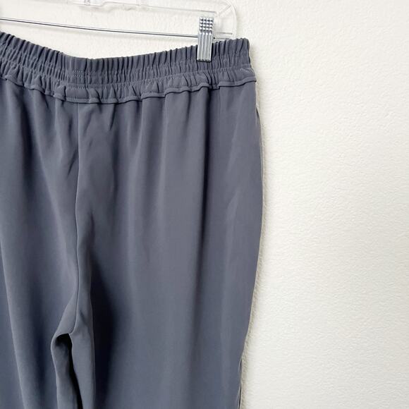 [J. Crew] Gray Pull-On Elastic Waistband Tulip Hem Reese Trousers Pants NWT 10 - Picture 7 of 11